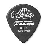 482R1.35 Dunlop Tortex Pitch Black Jazz III – 1,35 mm – Zwart – 72 plectra