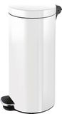 helit H2404305 - Pedaalafvalbak „the knight“ 30 L wit
