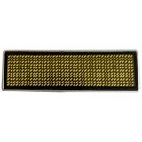 Shenzhen LeSun LED-naamplaatje Oranje 44 x 11 Pixel (b x h x d) 93 x 30 x 6 mm