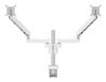 Vogel's MOMO 4237 Support pour moniteur pour 2 moniteurs - Blanc