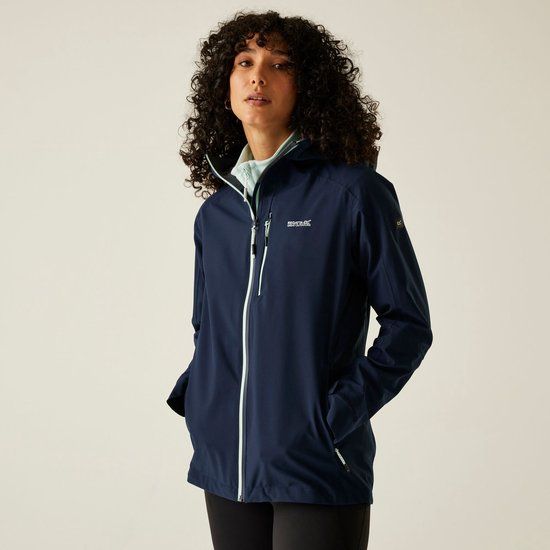 Regatta Jas Hiking Dames Waterproof Blauw Polyester 36