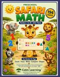 Preschool Safari Math Workbook Numbers 1 to 20