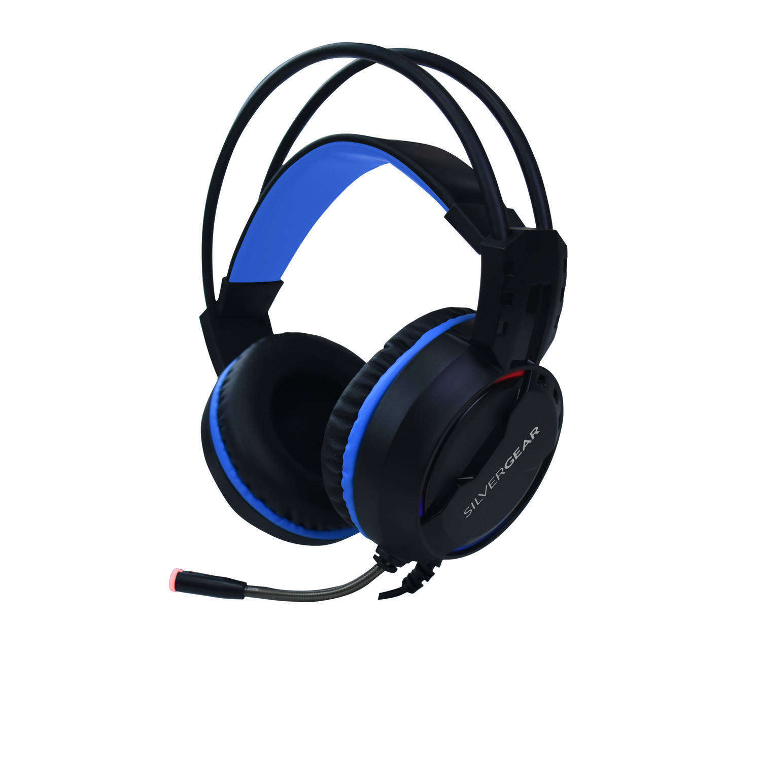 Silvergear Gaming Headset - RGB Led Verlichting - Zwart