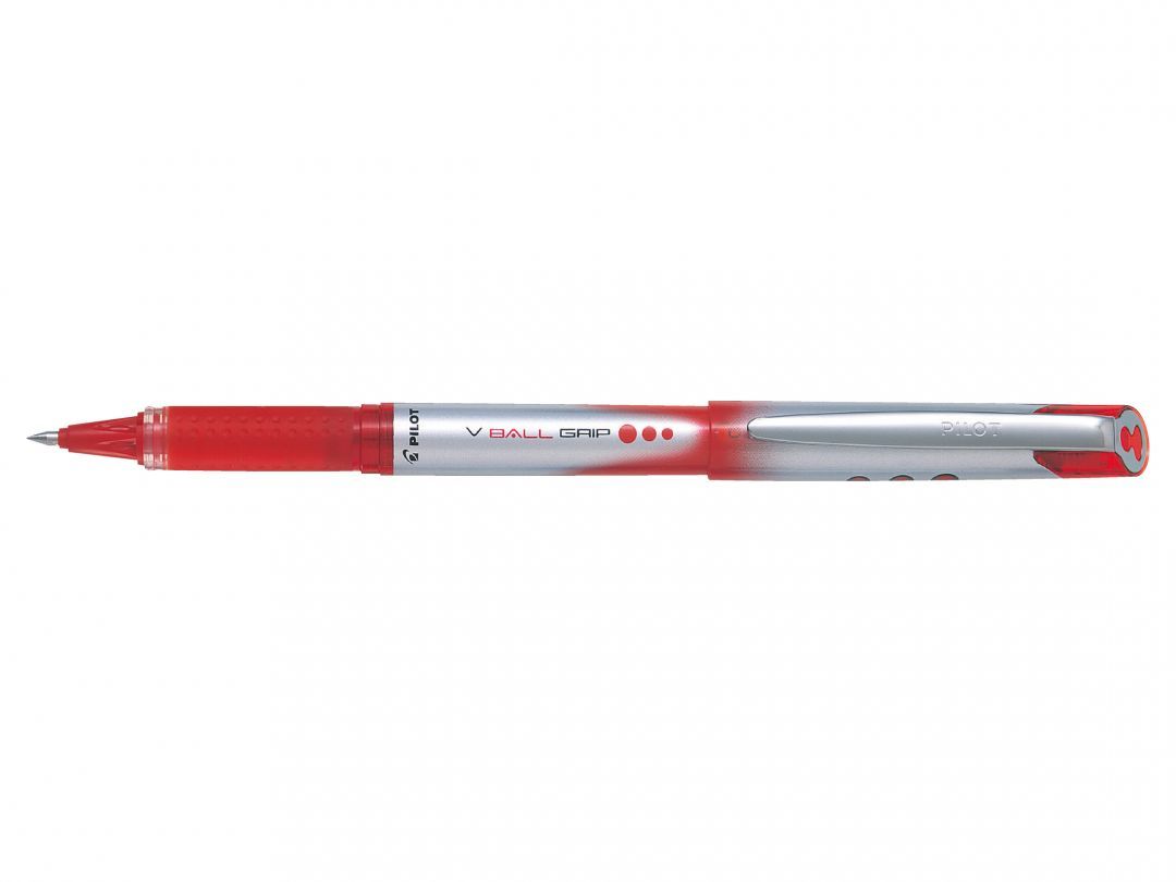 Pilot V-Ball Grip 07 - Rood - 0.7mm