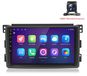 Smart Fortwo 451 Autoradio Android avec caméra de recul, CarPlay, Android Auto, GPS, 6 Go de RAM, 128 Go de stockage, 4G LTE, Wi-Fi, RDS, commande au volant (SWC) et DAB+, écran 9 pouces