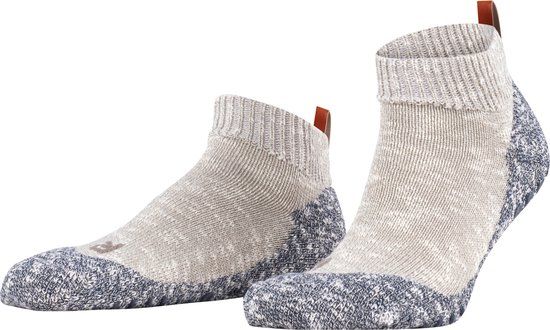 FALKE Lodge Homepad Huissokken Heren Grijs - Maat 41-42