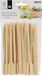 Excellent Houseware Sate prikkers/stokjes - 50x - bamboe - 15 cm - BBQ spiezen - Cocktail prikkers