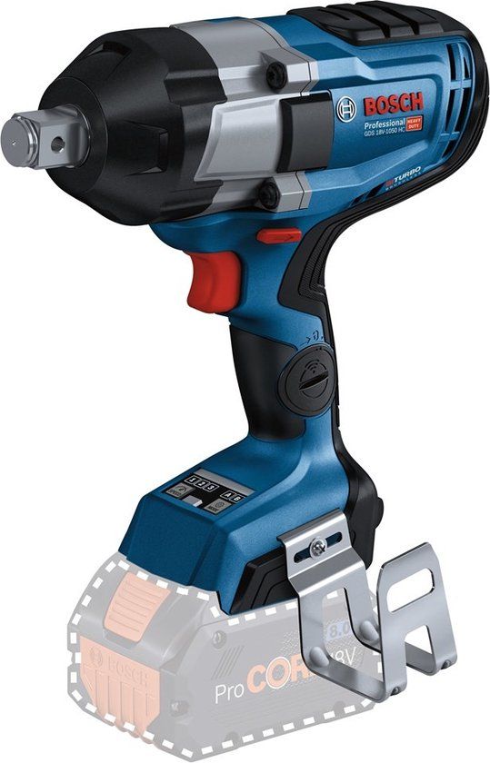 Bosch GDS 18V-1050 HC - Slagmoersleutel - 1050 Nm - Zwart/Blauw
