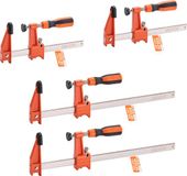 VEVOR 4 X Stangklemmen Houtbewerking 15,24/30,48 Cm Gietijzer Afsluitbaar
