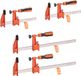 VEVOR 4 X Stangklemmen Houtbewerking 15,24/30,48 Cm Gietijzer Afsluitbaar