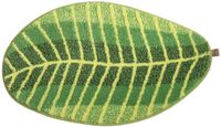 Merkloos / Sans marque BeltAvenue Holding B.V. Antislip badmat, pluizig microvezel badkamertapijt, waterabsorberend, machinewasbaar, bladvormig tapijt, keukentapijt, deurmat, 40 x 60 cm