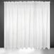 Eurofirany Gordijn voile glad transparant plooiband 1 stuk wit 350 x 250 cm