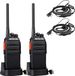 Retevis RT24V Freenet talkies-walkies, 16 kanalen. Talkies-walkies oplaadbaar avec fonction d'économie d'énergie, inclusief casque et station de charge USB, adapté pour usage domestique