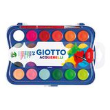 Giotto Giotto aquarellen in 24 kleuren, 30mm pastigle, met penseel
