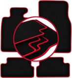 Wielganizator CARLUX-RED automatten voor: Mini Cooper II R57 cabriolet (2006-2013)