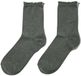 PIECES Dames sokken 1-pack - Glitter - Katoenen Lurex sokken - Donkergroen / One Size