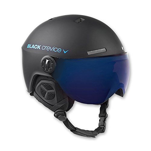Black Crevice Arlberg Skihelm - Zwart/Blauw - Maat S/M (54-57 cm)