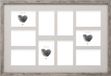 Deknudt Frames Multifotolijst S45RH7 P10 - Grijs-Beige - 10x 10x15 cm