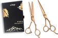 E-Kwip Kuro Rose Gold Set 5,5" Kappersschaar Rechtshandig