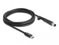 DeLOCK 87972 USB C naar HP en Compaq notebook laadkabel Zwart 1,5 m 7.4 x 5 mm