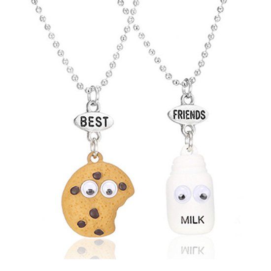 LGT JWLS Lookinggoodtoday Vriendschapsketting Best Friends Milk Cookies