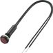 Sedeco 726590 Lampe témoin standard avec ampoule Rouge 1 pièce(s)