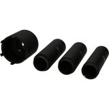KS Tools 460.5620 Kroonmoersleutelset met 3 geleidebuizen voor Mercedes, Ø 63 mm, 4-dlg