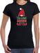 Bellatio Decorations fout kersttrui t-shirt dames - Cutest Gnome - black - Christmas dwarf XL