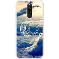 Redmi Bedrukt siliconen hoesje compatibel met Redmi Note 8 Lune soleil