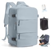 Omgoods - Aspirateur dorsal avec pompe - Bagage à main pour Ryanair et voyages
