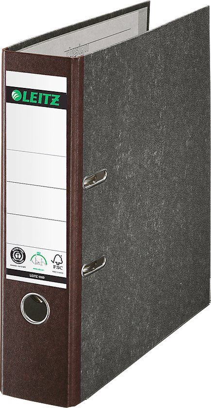 Leitz Lever Arch File A4 80mm - Brown