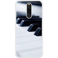 Redmi Bedrukt siliconen hoesje compatibel met Redmi Note 8 Piano