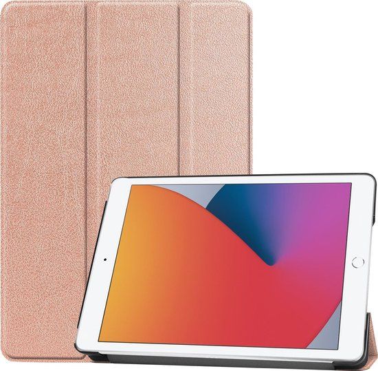 BTH Book Case for Apple iPad 8 10.2" (2020) - Rose Gold