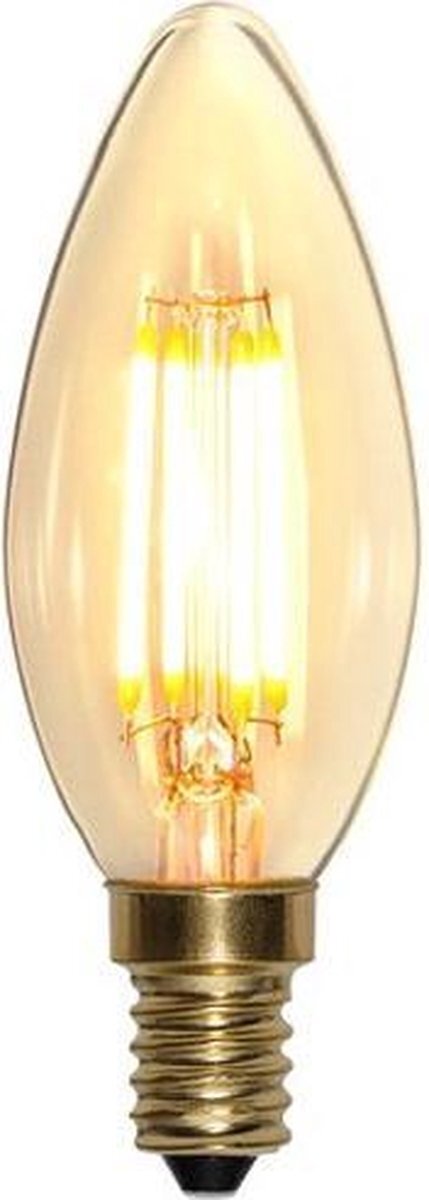 Star Trading Soft Glow Kaarslamp - E14 - 4W- Dimbaar -Super Warm Wit (< 2200K) -Niet dimbaar -