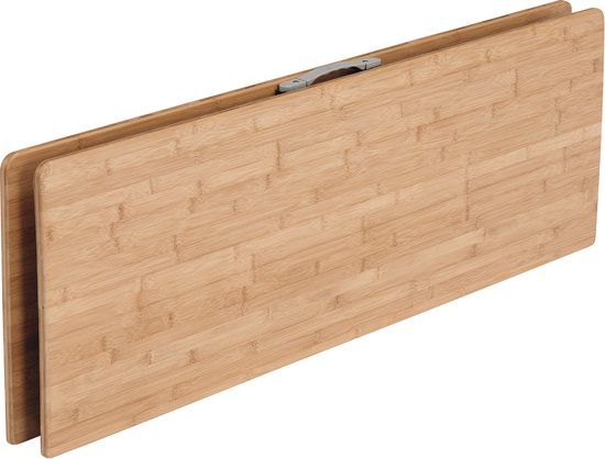 Outwell Kamloops Tafel met Bamboe Tafelblad L - Bruin - 120 x 80 x 70 cm
