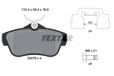 TEXTAR Set remblokken achter 2457801