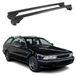Mitsubishi Barres de toit, barres transversales, pour Mitsubishi Sigma Kombi, 1991-1996, aluminium, noir, 2 pièces