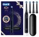 Oral-B iO Series 2 Ensemble Cadeau Brosse à dents électrique - Noir - 4 Brossettes - Étui de voyage - 3 Modes de brossage