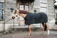 Kentucky Horsewear Couverture d'écurie - Noir - 140 - 150gr - Cheval