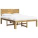vidaXL Tweepersoonsbed ROSTOCK Wit 140 x 190 cm