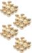 Decoris Kaemingk B.V. 40x Mini glazen kerstballen kerststekers/instekertjes parel 2 cm - Parel kerststukjes kerstversieringen glas