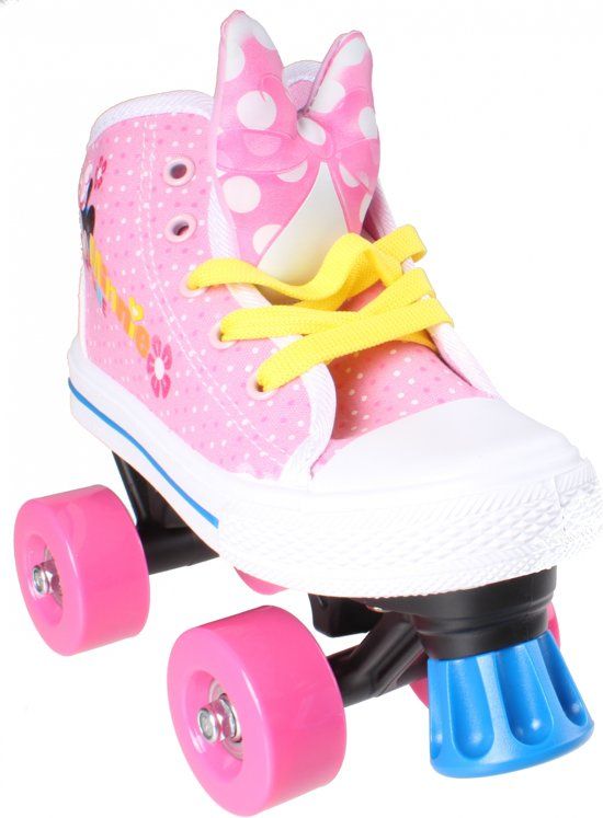 Disney Minnie Mouse Rolschaatsen Meisjes Roze/wit Maat 28
