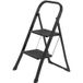 TOOLCRAFT TO-10398468 acier Marchepied pliant pliable, montage sans outils Hauteur de travail (max.): 2.47 m noir EN 14183