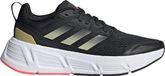 adidas Questar Sportschoenen Heren Blauw/Oranje/Wit Maat 36 2/3