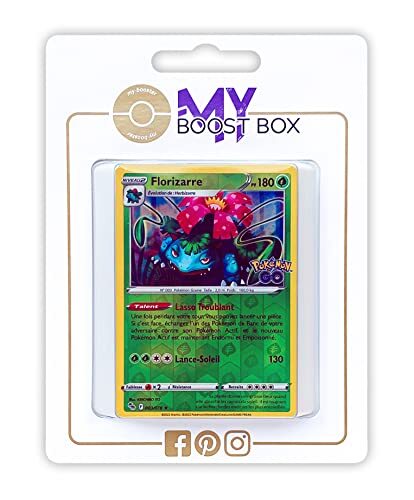 my-booster Florizarre (Venusaur) 3/78 Holo Reverse - Myboost X Epée et Bouclier 10.5 Pokémon GO - Doos met 10 Franse Pokemon kaarten