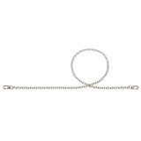 Prym Tasgrepen, zilver, 88 cm