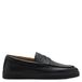 Mango Man leren loafers - zwart