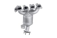 HELLA 8LF 366 055-241 Katalysatorbocht - Easy2Fit® Kit - Euro 4 - eendelig - Set met montagedelen - voor o.a. OPEL ASTRA H