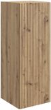 vidaXL Wandkast 33 x 34,5 x 90 cm Bewerkt hout Artisanaal eiken