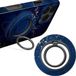 MIO by Mobilize Ring Holder - Universele MagSafe Ring Houder - Vinger Houder - MagSafe Standaard - 360° Draaibaar - Smartphone Grip - Met Plakbare MagSafe Ring - Midnight Sparkle